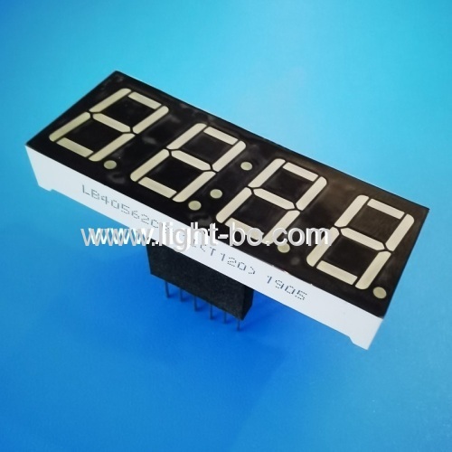 Ultra Blue common anode 0.56" 4 Digit LED Clock Display with support for digital oven timer controller