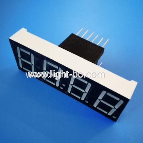 Ultra Blue Common Anode 0,56 "4-stellige LED-Uhr-Anzeige mit Unterstützung für digitale Ofen-Timer-Steuerung