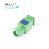 Fakra N Male Pastel Green Crimp Solder Connector for Car GPS Antenna RG316 RG174 Cable SHM.900.0009-1.N