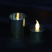 16 packs Yellow Flameless unscented Floating Tea Light led Candles dancing wick led