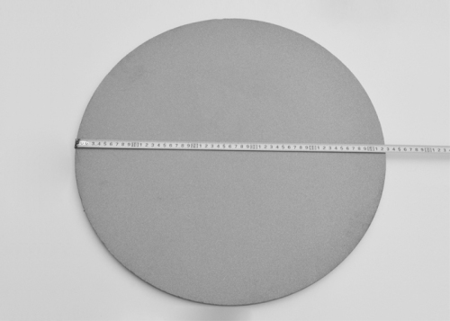 Sintered titanium porous electrode plate used for PEM electrolytic cell