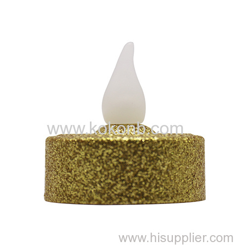 Decoration flameless led tea light candles with batteries plastic 6PCS