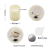 Decorative Flameless Holiday Decor colored led tea light sets 12 pcs