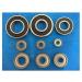 6201Z 6201RS 12*32*10(mm) ABEC-5 rubbe sealing deep groove ball bearings