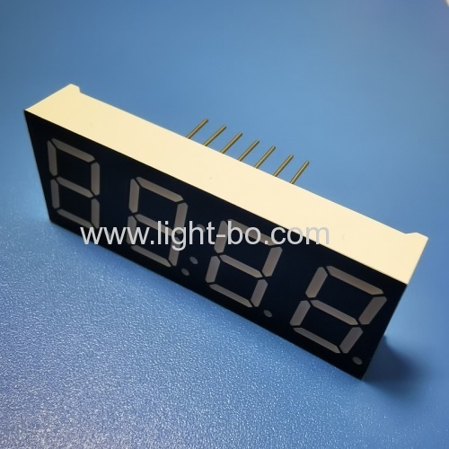 14 Pin Ultra blue 4 digit 0.56" 7 segment led clock display common anode for Instrument Panel