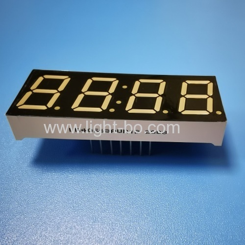 Affichage d'horloge à LED ultra rouge à 7 segments, 4 chiffres, 0,56" anode commune pour appareils électroménagers