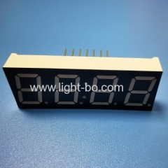 Four-Digit 0.56 inch (14.2mm) Common Anode Ultra Bright Amber 14 pins 7-Segment LED Display