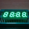 High Brightness 4 Digit 0.28inch common anode pure green small size 7segment led clock display