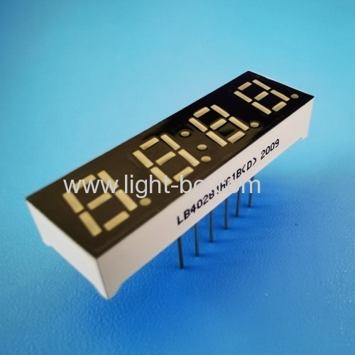 High Brightness 4 Digit 0.28inch common anode pure green small size 7segment led clock display