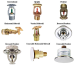 Concealed Hidden Fire Sprinkler Nozzle China Fujian Guangbo Brand