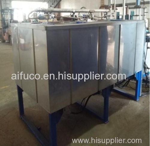 Wax stewing unit for wax recirculation system in investment line