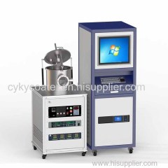 PC controlled DC magnetron sputtering PVD coating machine