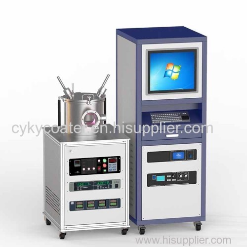 500W DC 300W RF 2-target magnetron sputtering complex coating machine