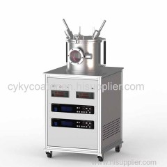 DC RF magnetron co-sputtering coating machine with film thickness gauge