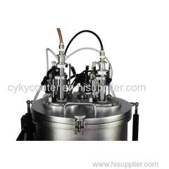 dual target DC RF magnetron bias sputtering coating machine for lab