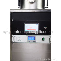 dual target DC RF magnetron bias sputtering coating machine for lab