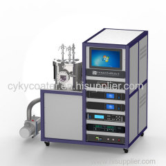 500W DC&500W RF three targets magnetron co-sputtering coating machine