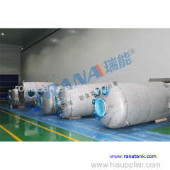 Lining Teflon PFA chemical storage equipment for semiconductor industry
