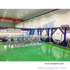 The factory supplies high quality concentrated H2SO4 sulfuric storage tank HNO3 tank HF tanks