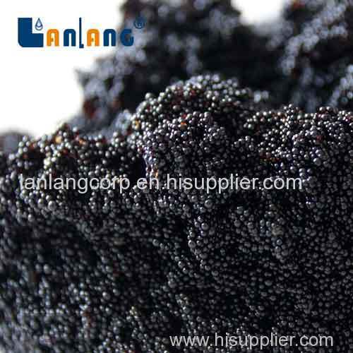 Black color ion exchange resin for water softening