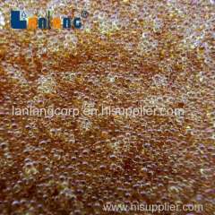 Ion exchange resin for biodiesel purification