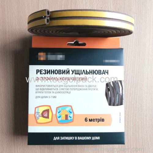 D-Profile 6mmx9mm Weather Stripping Tape 6M(3mx2rolls); D Profile Self-Adhesive Rubber Seal Strip 6M L Brown.