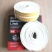 E-Profile Self-Adhesive Rubber Seal Strip 10M(5mx2rolls)L White. EPDM-Profile.E Section Draught Excluder 10M White