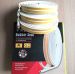 P-Profile Self-Adhesive Rubber Seal Strip 10M(5mx2rolls)L White. EPDM-Profile.Draught Excluder P Section 10M White