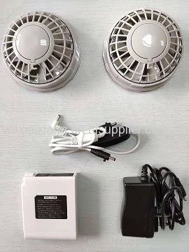 Rechargeable comfortable cooling-fan system/comfortable wear cooling/cooling-fan system parts