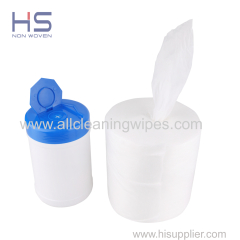 Disposable Surface Cleaning Wipes for Canister