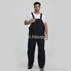 Flame-retardant industrial men's BIB pants