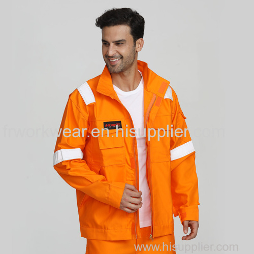 Supply Offshore Anti-Flame Reflective Safety Work Jacket