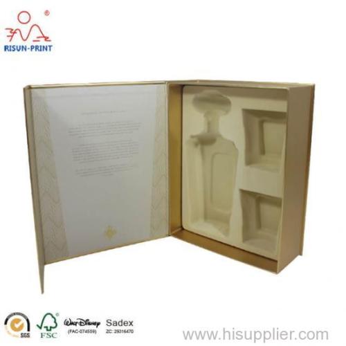 Custom Luxury paper box for wine liquor packaging paper boxes 2 bottles