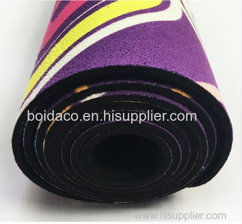 Sublimated suede YOGA Mat Rubber Yoga Mat Deluxe Yoga Mat Wholesalers Deluxe Yoga Mat For Sale