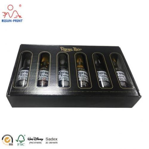 6-Bottle Corrugated Wine Carrier 