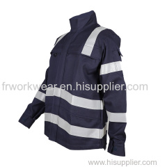 Construction Industry CVC Flame Retardant Protective Jacket