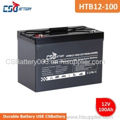 CSBattery 12V 100Ah valve control seal GEL Battery for Motorcycle/Energy-storage/power-system/Power-Inverter