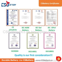 CSBattery 2v1500ah Tubular gel OPzV Battery for Car/Bus/UPS/Electric-power/Solar-storage/Electric-Scooter