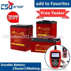CSBattery 2v3000ah high-capacity Tubular gel OPzV Battery for Electric-power-Vehicles/backup-power-supply/Marine