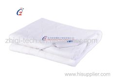 100% polyester fitted electric underblankets Zhiqi Electronics tie-down heating underbed washable electric blanket