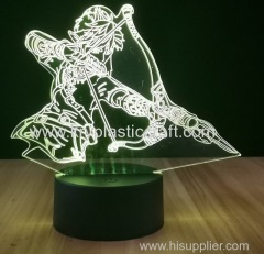 Marvel heroes vision 3d illusion lamp