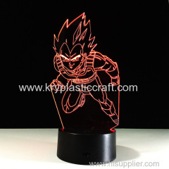 Creative Gift 3D Optical Visual Illusion Acrylic Night Light USB Table Lamp