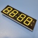 white clock display;4 digit clock display; led display; white clock;1.2" clcok