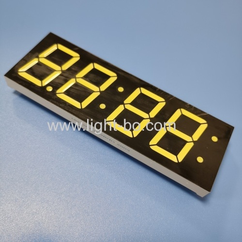 Ultra white Four Digits 1.2inch 7 Segment LED Display common Anode for Clock Indicator