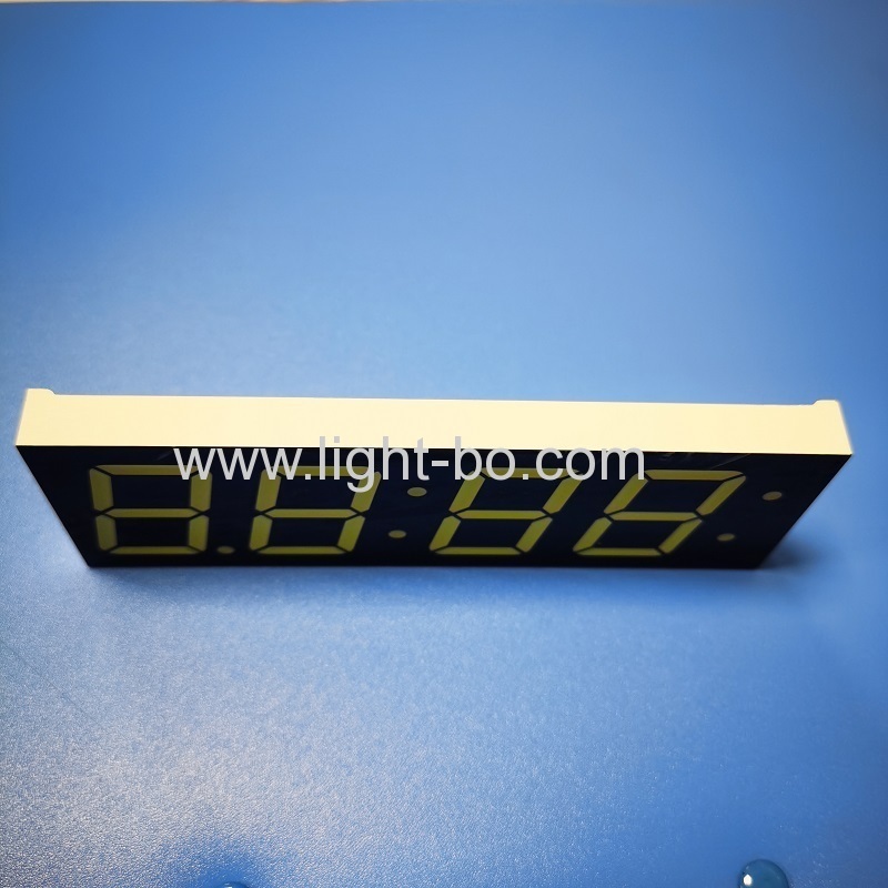 Ultra white Four Digits 1.2inch 7 Segment LED Display common Anode for Clock Indicator