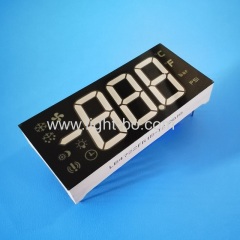 Super bright red 3 Digit 7 Segment LED Display with minus sign for Refrigerator Temperature control