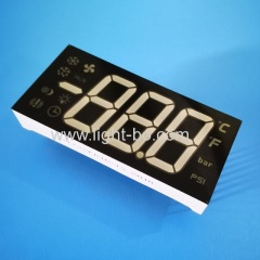 Super bright red 3 Digit 7 Segment LED Display with minus sign for Refrigerator Temperature control