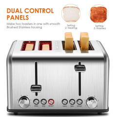 Stainless Steel 4 Slice Toaster ST026