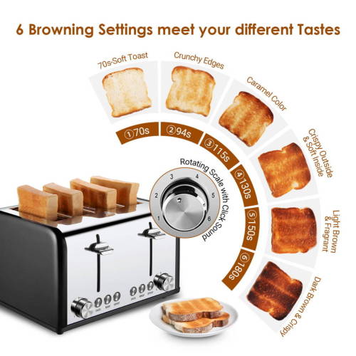 Colorful Stainless Steel Toaster ST006