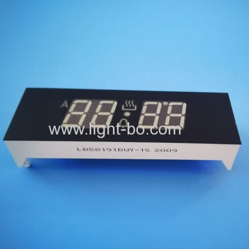 Ultra bright Amber 4 Digits 7 Segment LED Display for Oven Timer Control